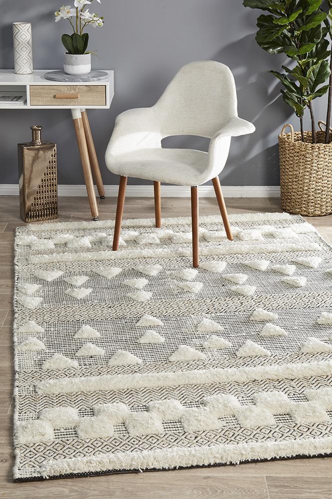 Paradox Rhythm Flow Ivory Rug - All Modern Design