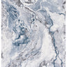 Mineral Easy Care Plush  Blue floor Rug