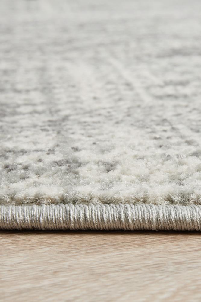 Milano Zelda Silver Grey Round Rug - All Modern Design