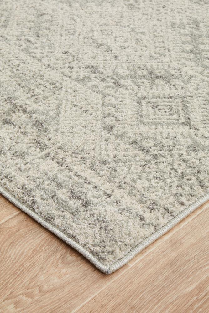 Milano Zelda Silver Grey Runner Rug - All Modern Design