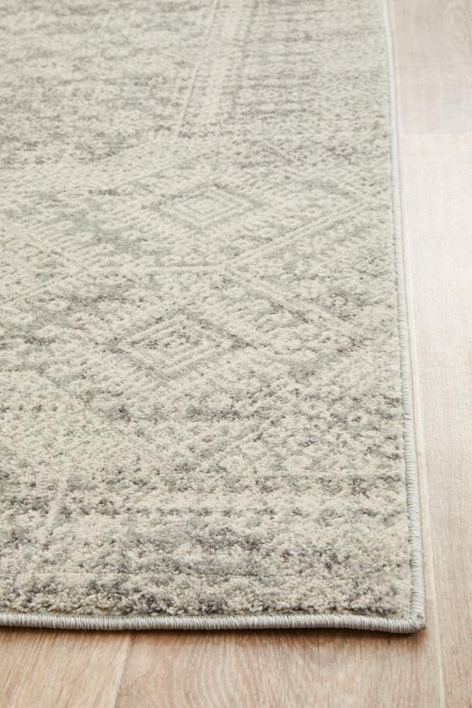 Milano Zelda Silver Grey Runner Rug - All Modern Design