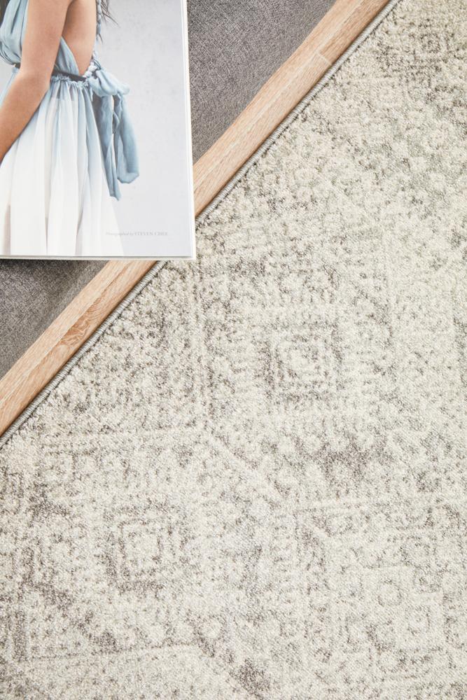 Milano Zelda Silver Grey Runner Rug - All Modern Design