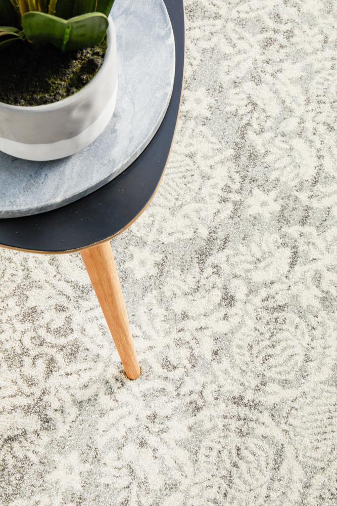 Milano Gwyneth Stunning Transitional Silver Rug - All Modern Design