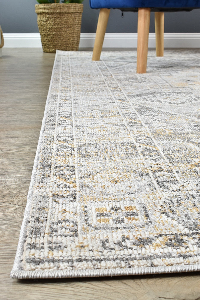 Medina Grey Mustard Rug
