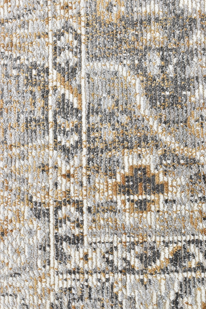 Medina Grey Mustard Rug