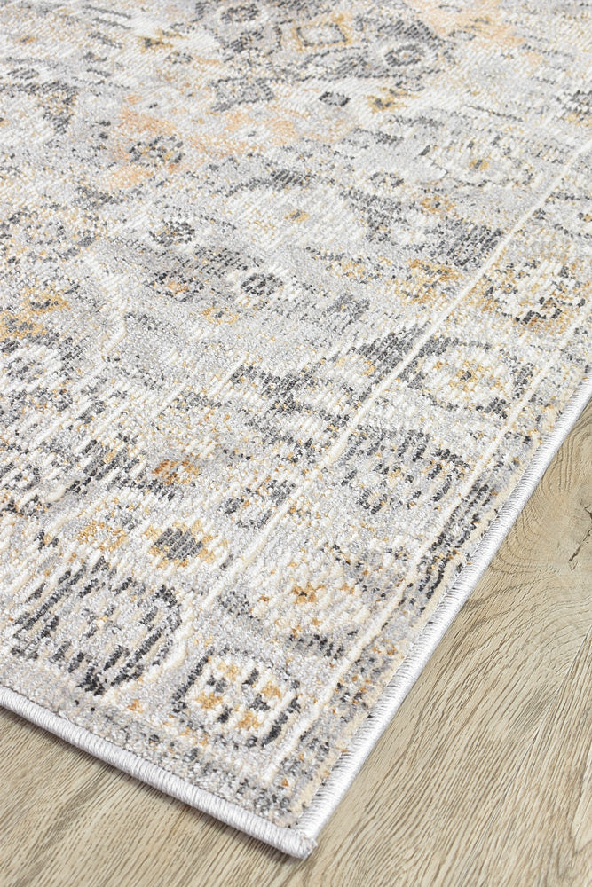 Medina Grey Mustard Rug