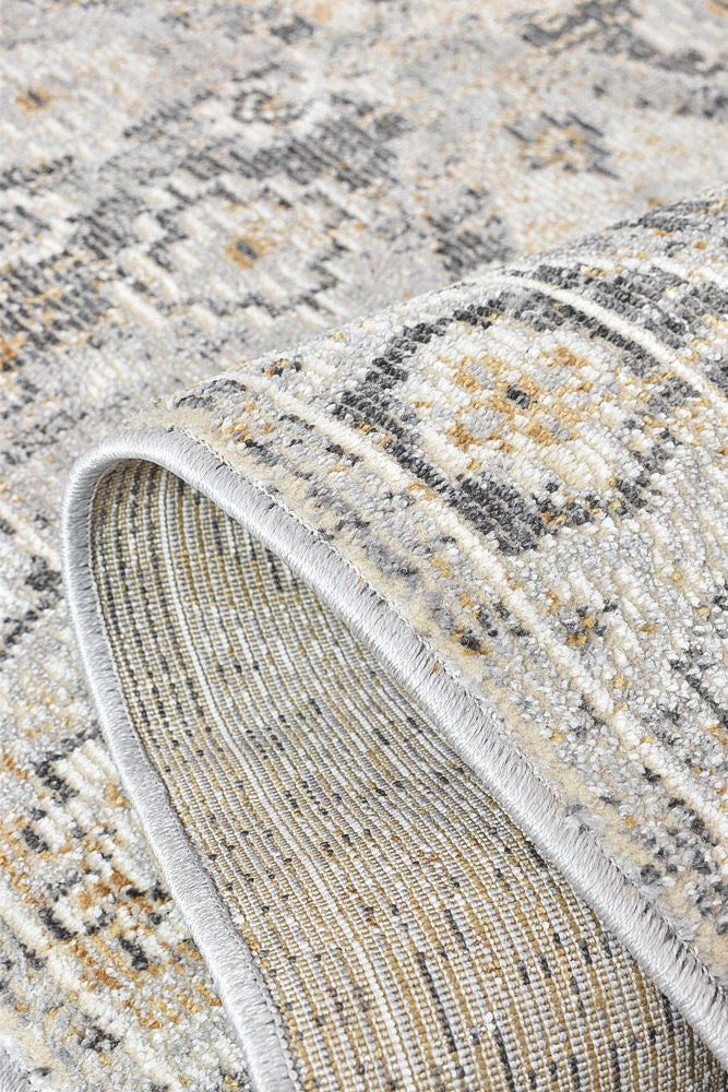 Medina Grey Mustard Rug