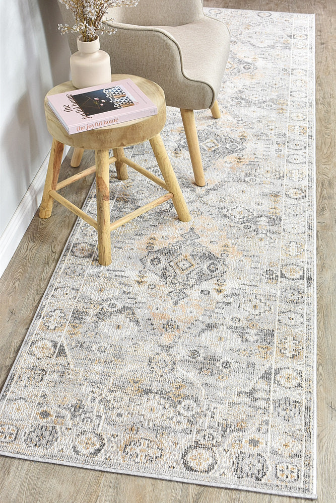 Medina Grey Mustard Rug