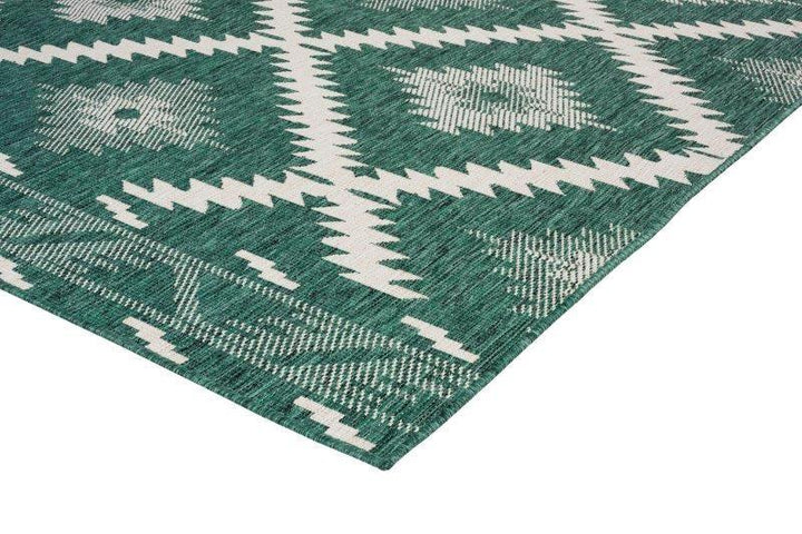 Denver Reversible Style Santa Fe Green Rug - All Modern Design