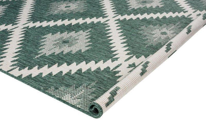 Denver Reversible Style Santa Fe Green Rug - All Modern Design