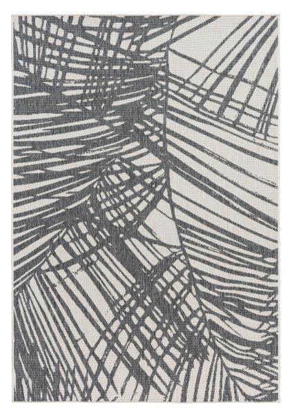 Denver Reversible Style Leaf Silver Rug - All Modern Design