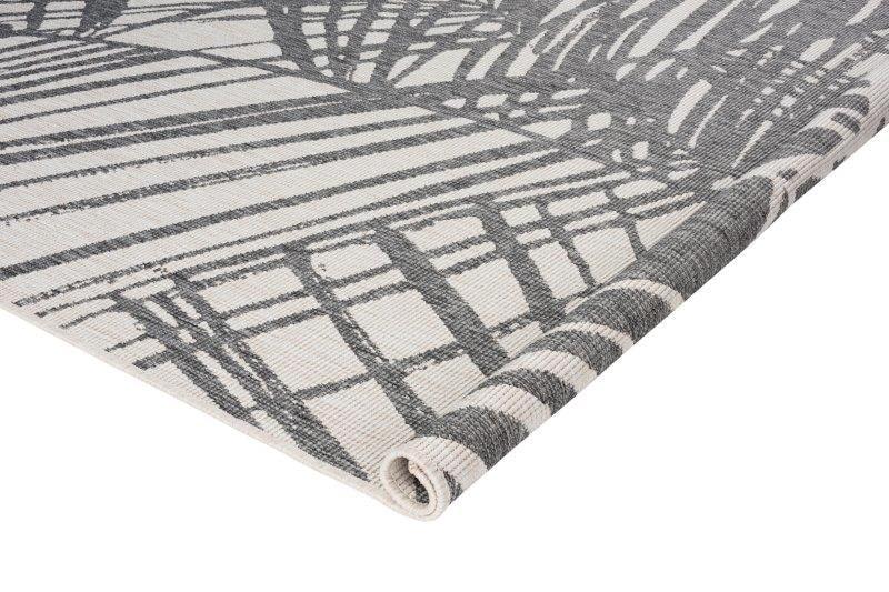 Denver Reversible Style Leaf Silver Rug - All Modern Design