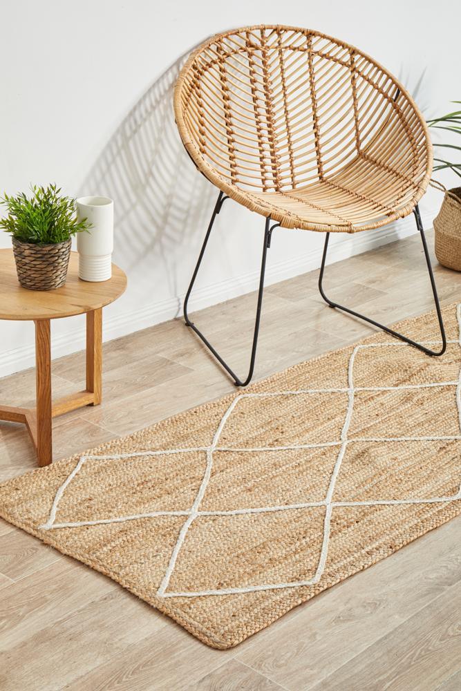 Noosa Tribal Natural Runner Rug - All Modern Design