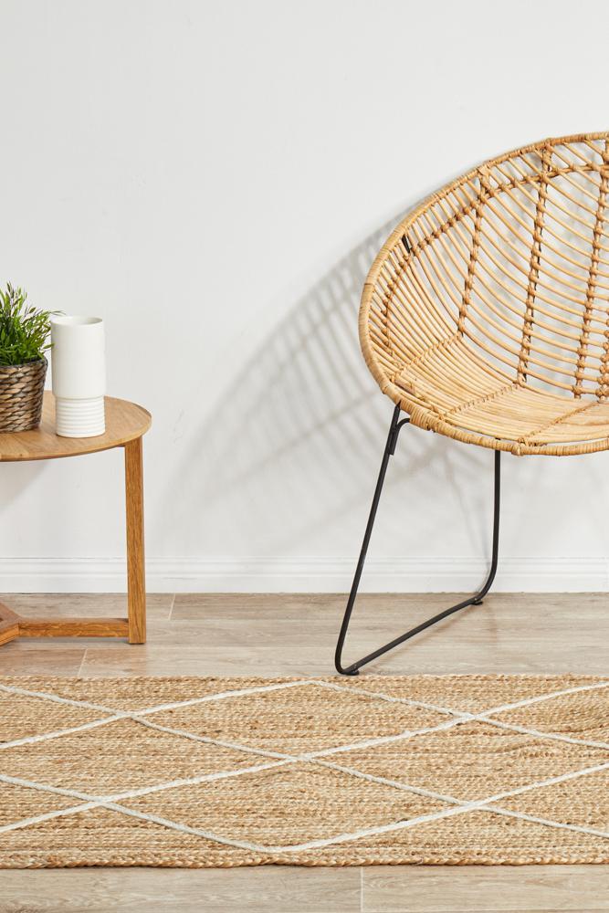 Noosa Tribal Natural Runner Rug - All Modern Design