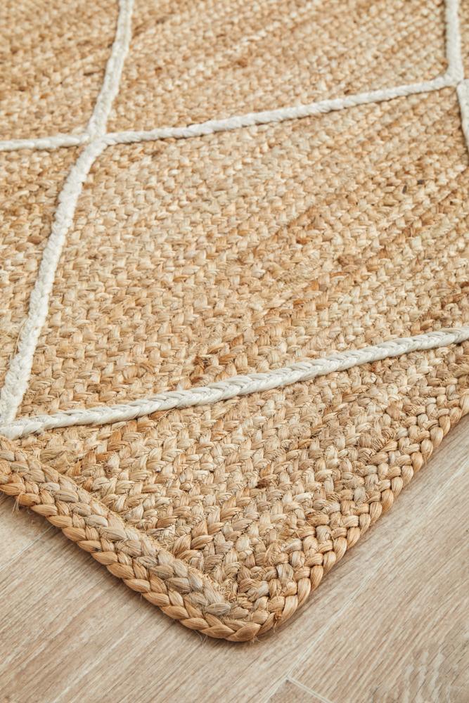 Noosa Tribal Natural Runner Rug - All Modern Design