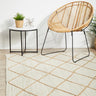Noosa White Hampton Style Qulaity Jute Floor rug
