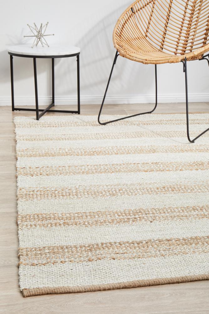 Noosa 555 Natural White Rug - All Modern Design