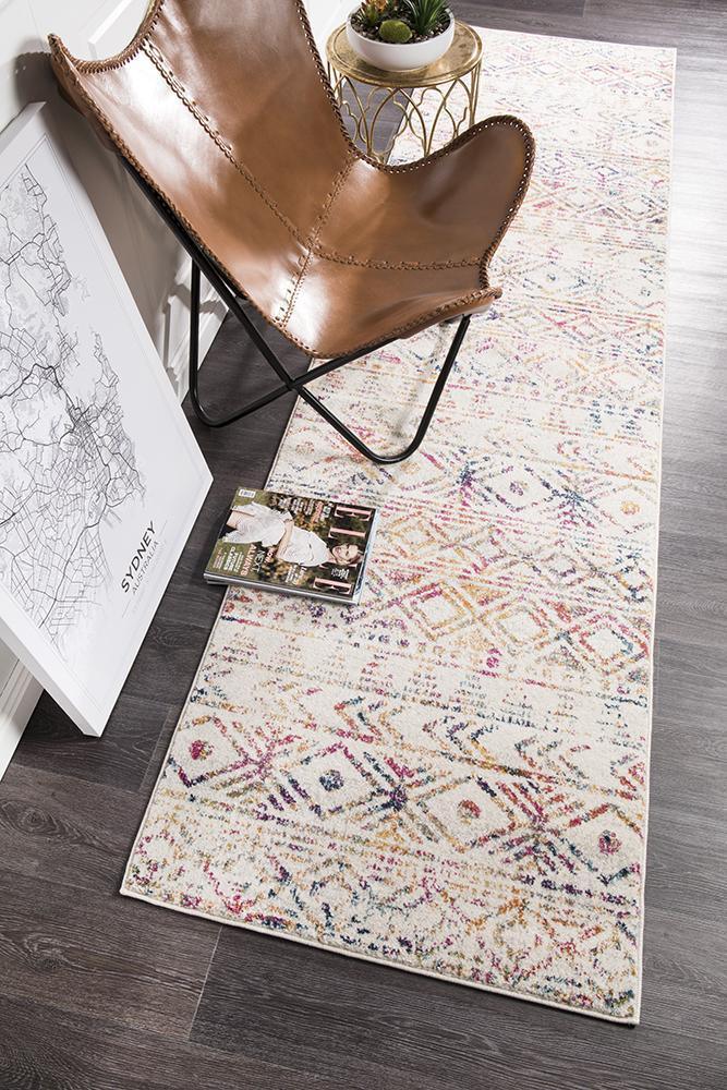 Oasis Ismail Multi Grey Rustic Runner Rug – All Modern Design