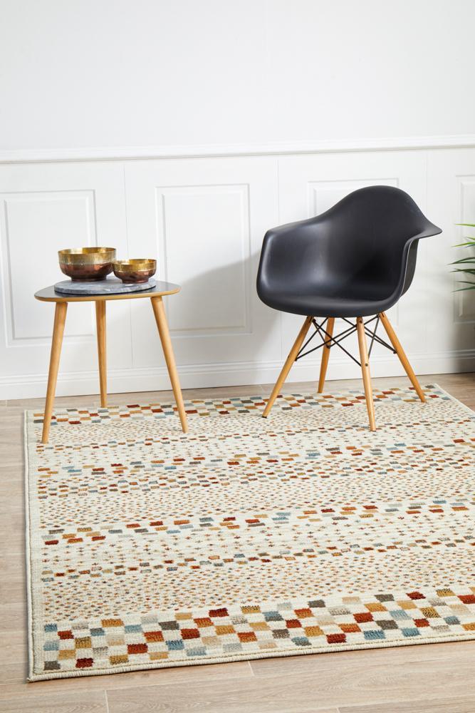 Sema Mayfair Squares Bone Rug - All Modern Design