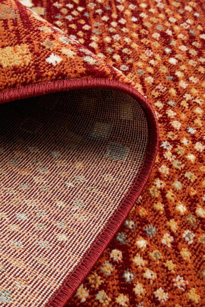 Sema Mayfair Squares Rust Rug - All Modern Design