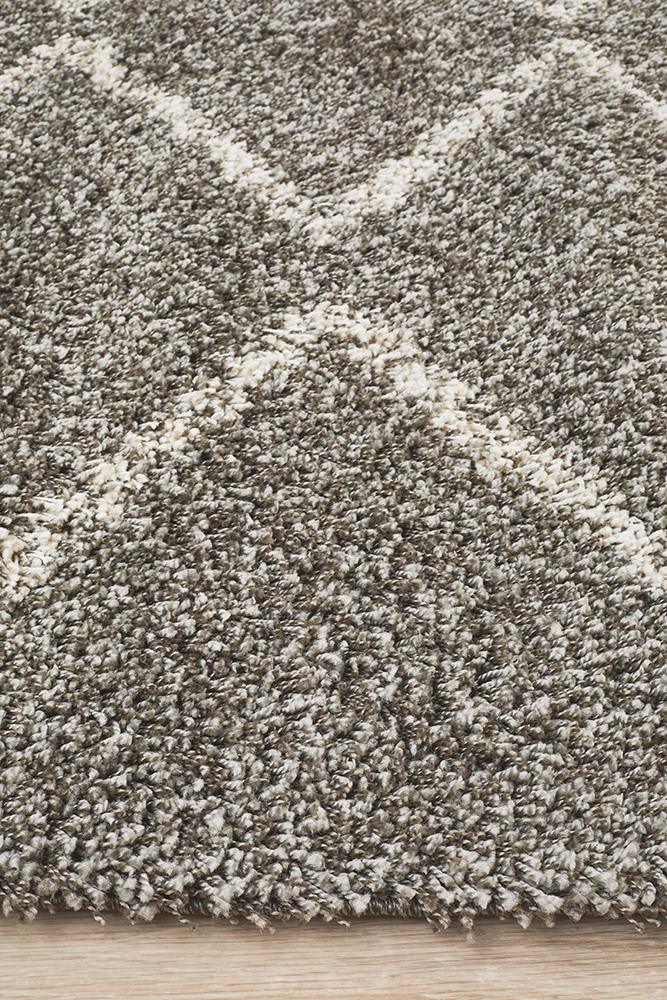 Pandora Vector Stitches Grey Rug - All Modern Design