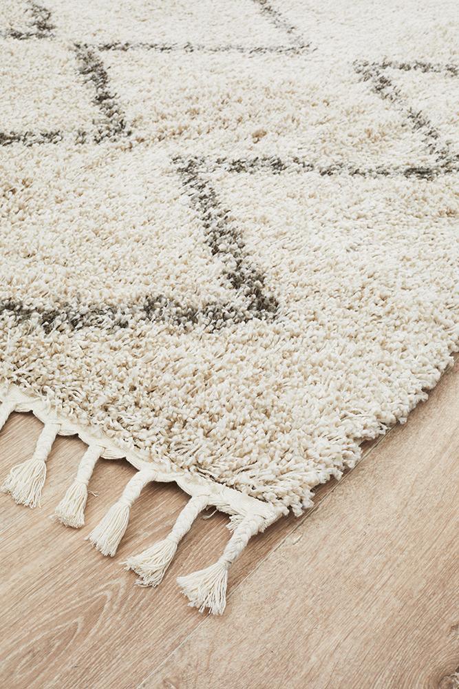 Pandora Vector Stitches Natural Rug - All Modern Design