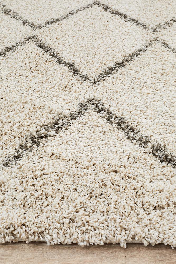 Pandora Vector Stitches Natural Rug - All Modern Design