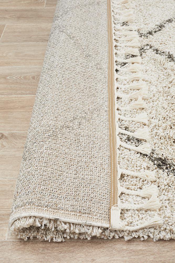 Pandora Vector Stitches Natural Rug - All Modern Design