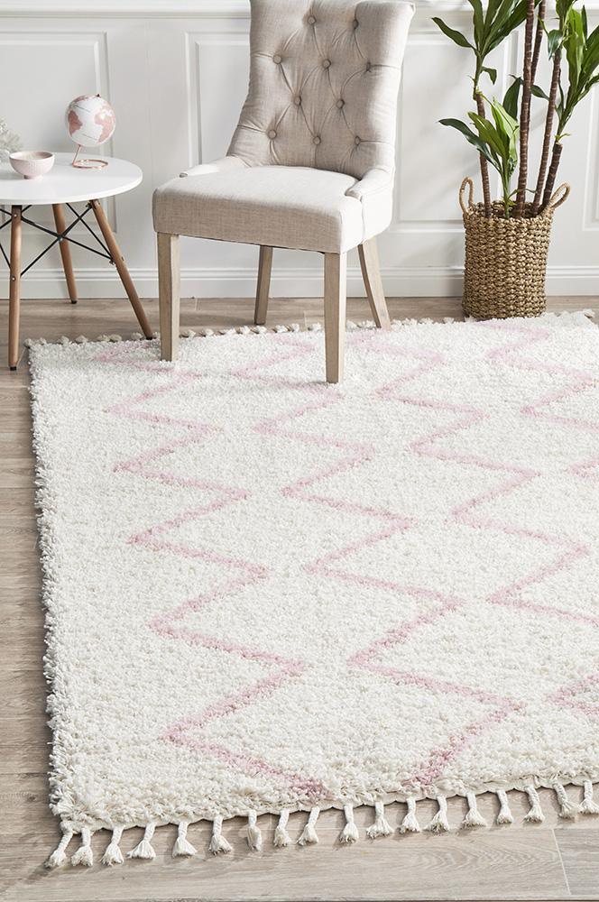 Pandora Vector Stitches Pink Rug - All Modern Design