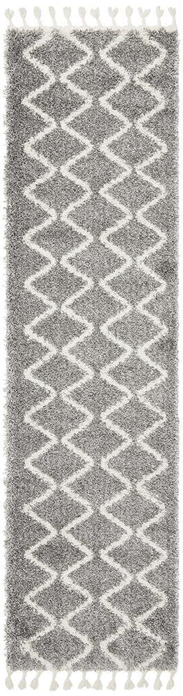 Pandora Vector Stitches Silver Rug - All Modern Design