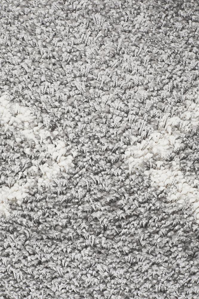 Pandora Vector Stitches Silver Rug - All Modern Design
