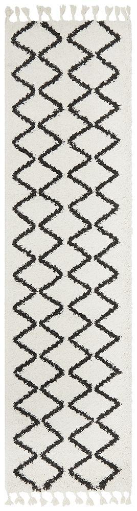 Pandora Vector Stitches White Rug - All Modern Design
