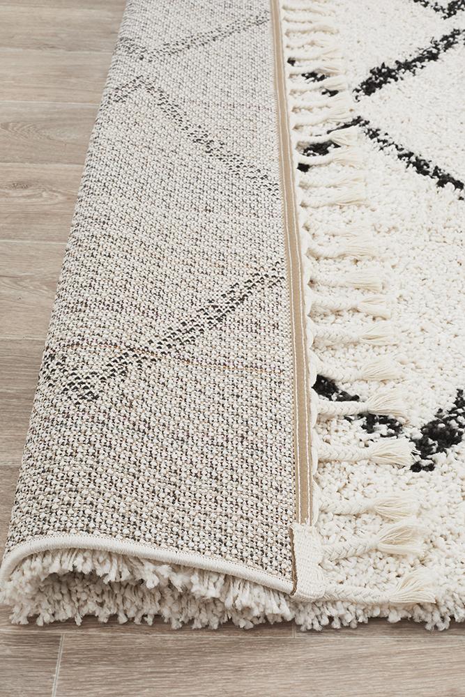 Pandora Vector Stitches White Rug - All Modern Design