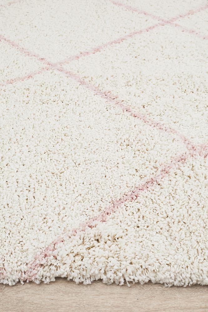 Pandora Diamong Pink Rug - All Modern Design