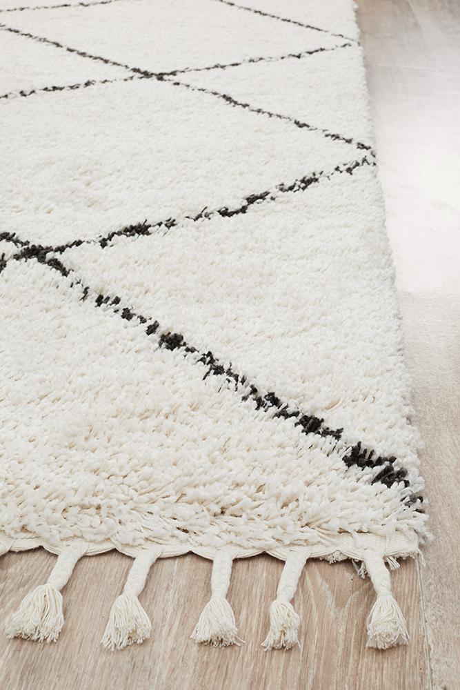 Pandora Diamond White Rug - All Modern Design