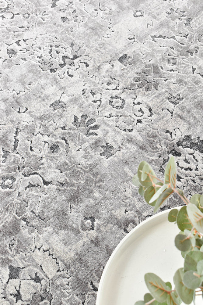 Vintage Grey TRANSITIONAL FLOOR RUG