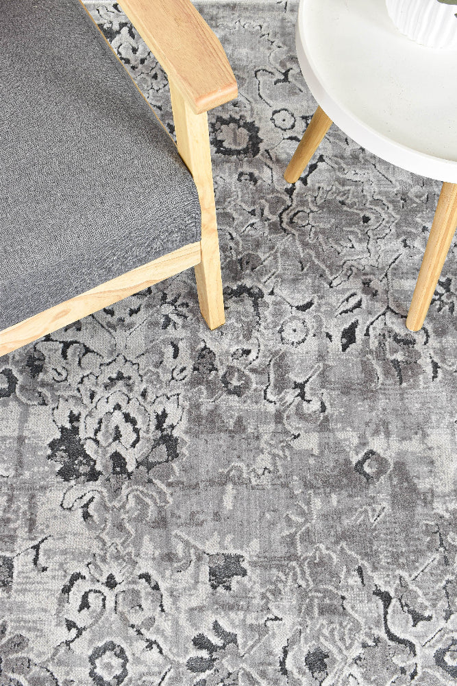 Vintage Grey TRANSITIONAL FLOOR RUG