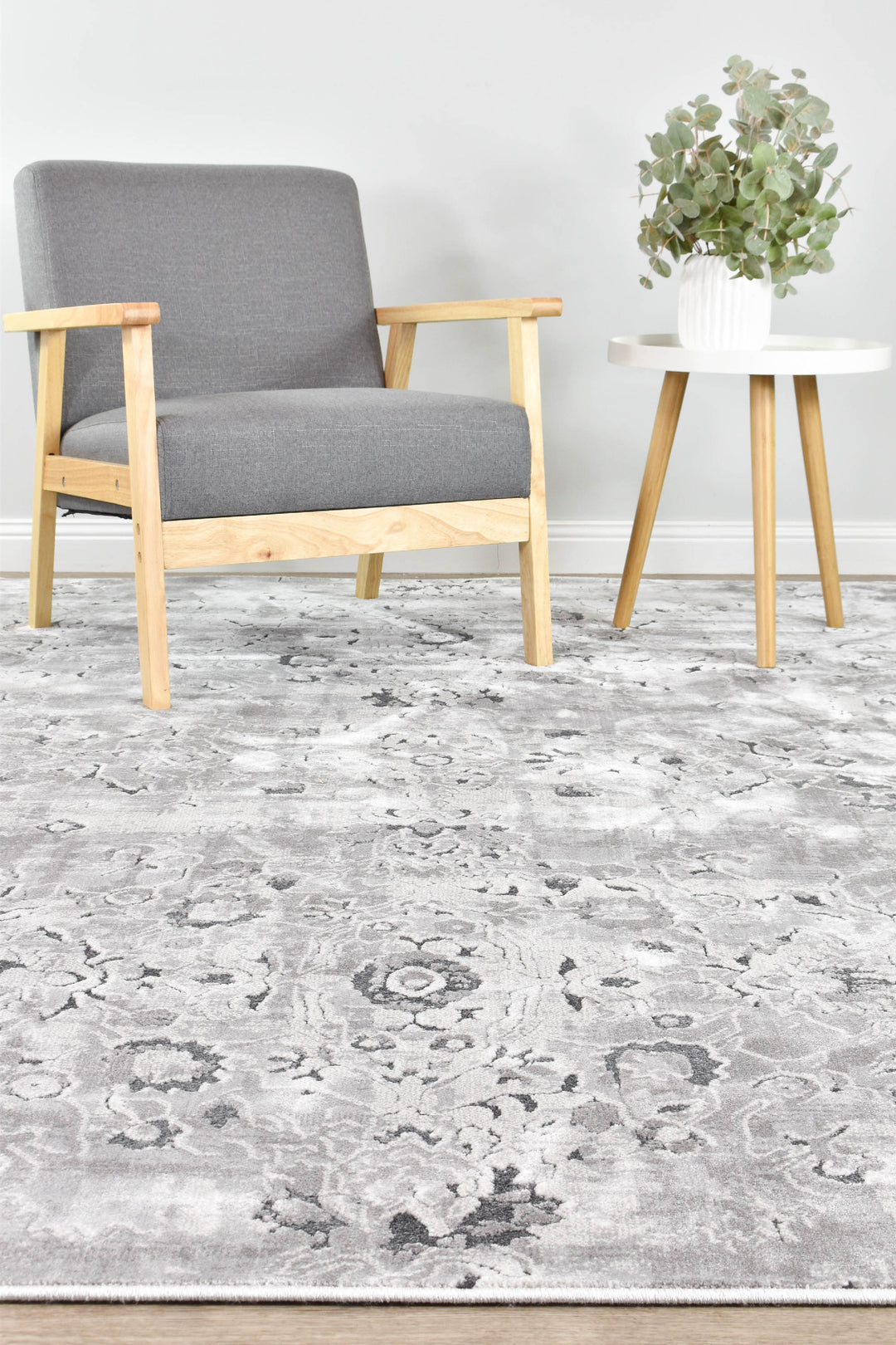 Vintage Grey TRANSITIONAL FLOOR RUG