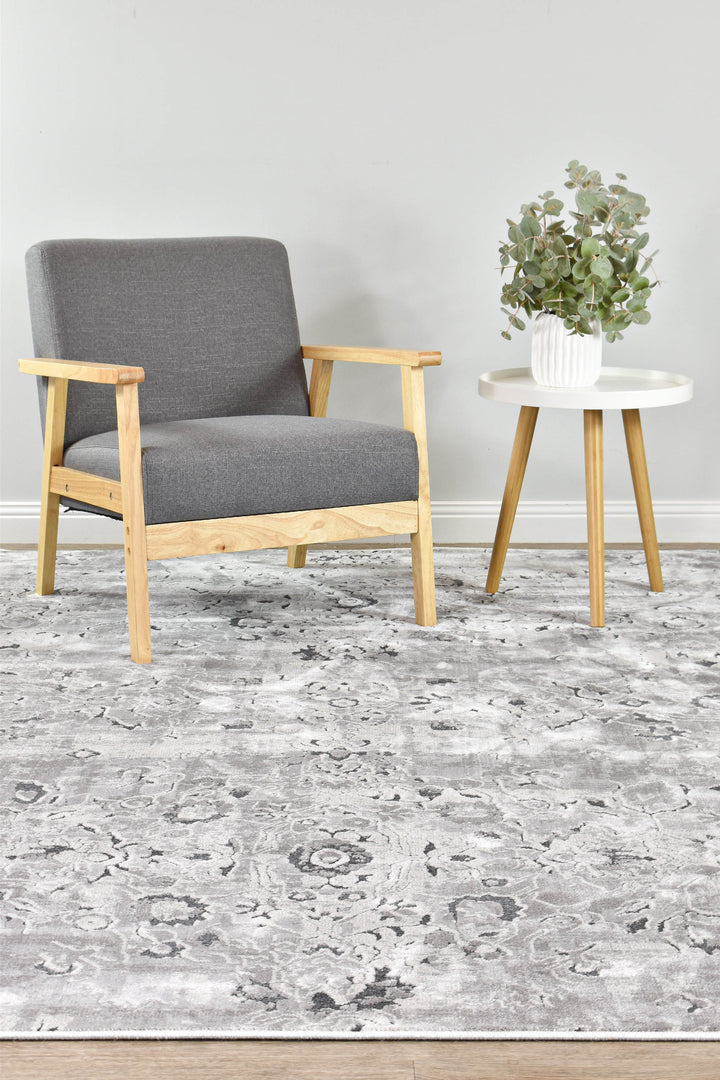 Vintage Grey TRANSITIONAL FLOOR RUG