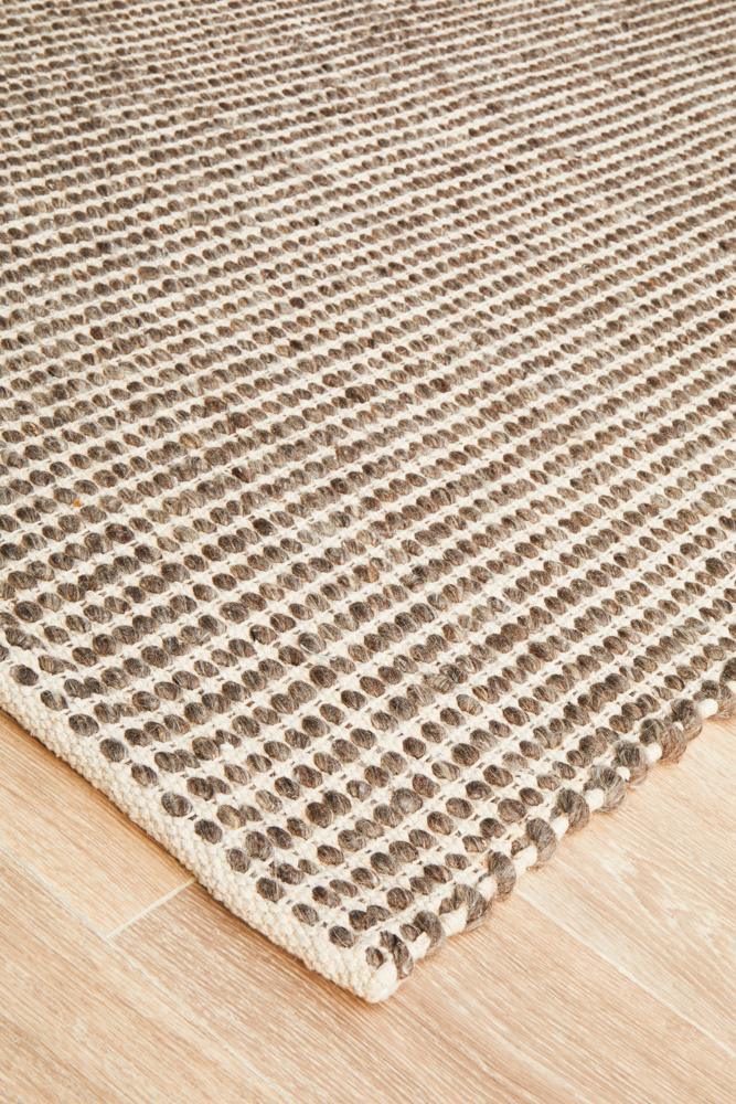 Signature Hand Made Brown Area Rug - All Modern Design