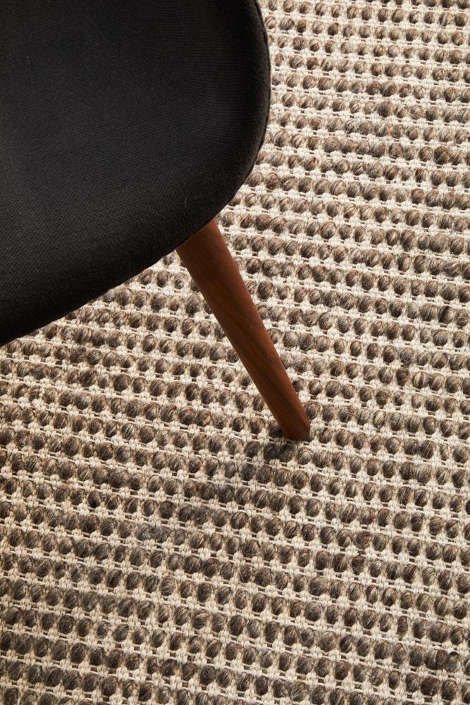 Signature Hand Made Brown Area Rug - All Modern Design