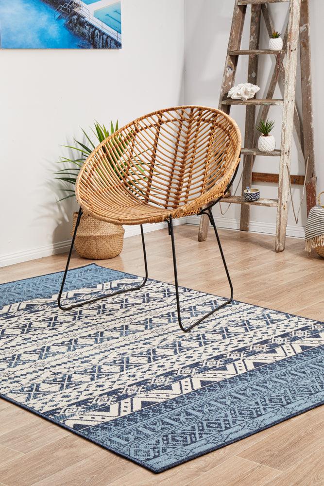 Seaside 3333 White Blue Rug - All Modern Design