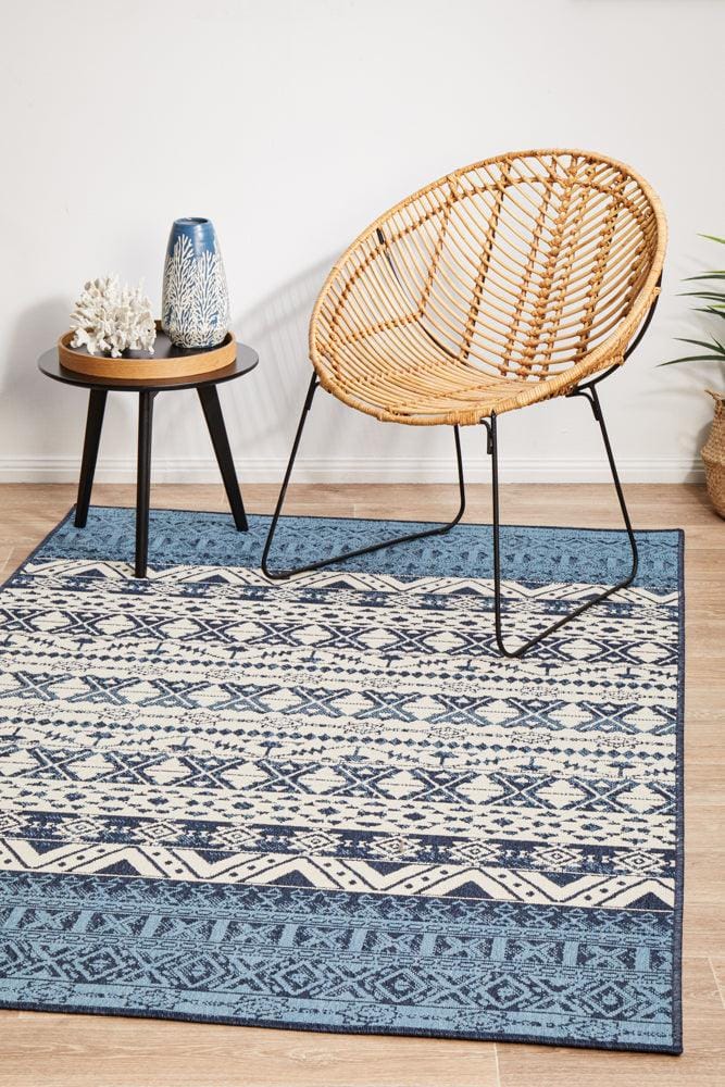 Seaside 3333 White Blue Rug - All Modern Design