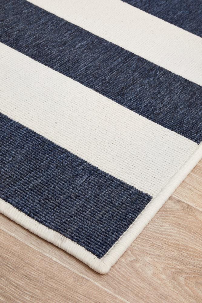 Seaside 4444 Navy White Rug - All Modern Design
