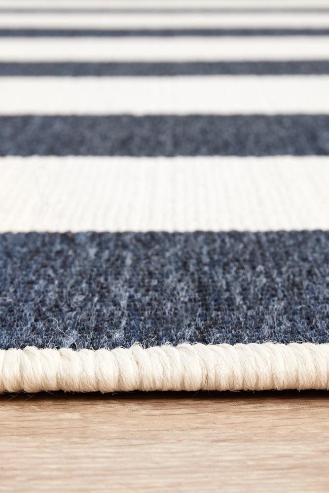 Seaside 4444 Navy White Rug - All Modern Design