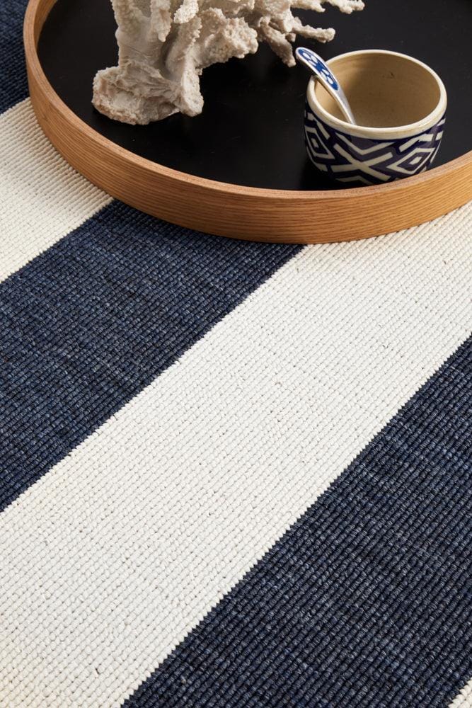 Seaside 4444 Navy White Rug - All Modern Design