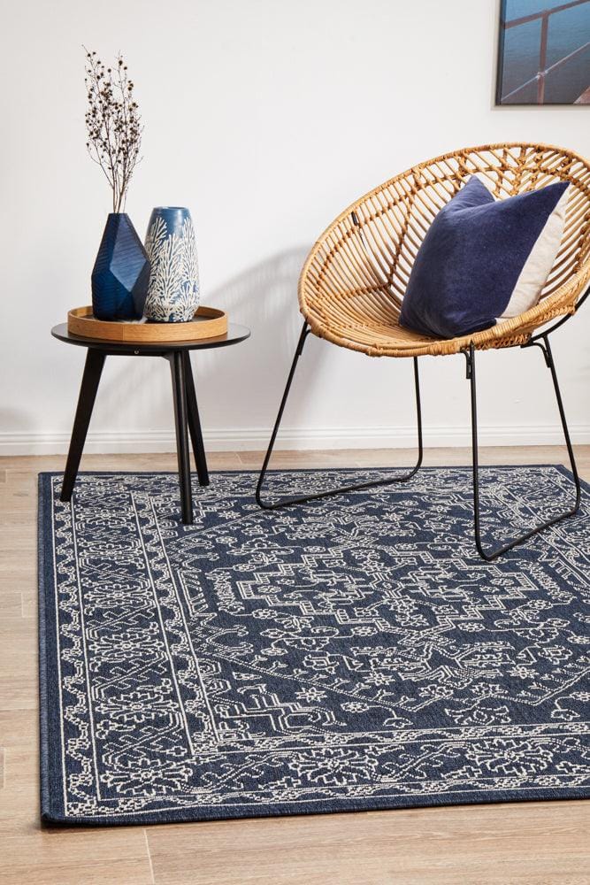 Seaside 5555 Navy Rug - All Modern Design