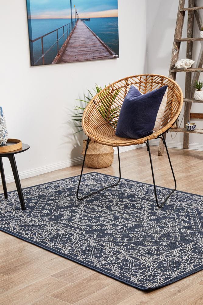 Seaside 5555 Navy Rug - All Modern Design