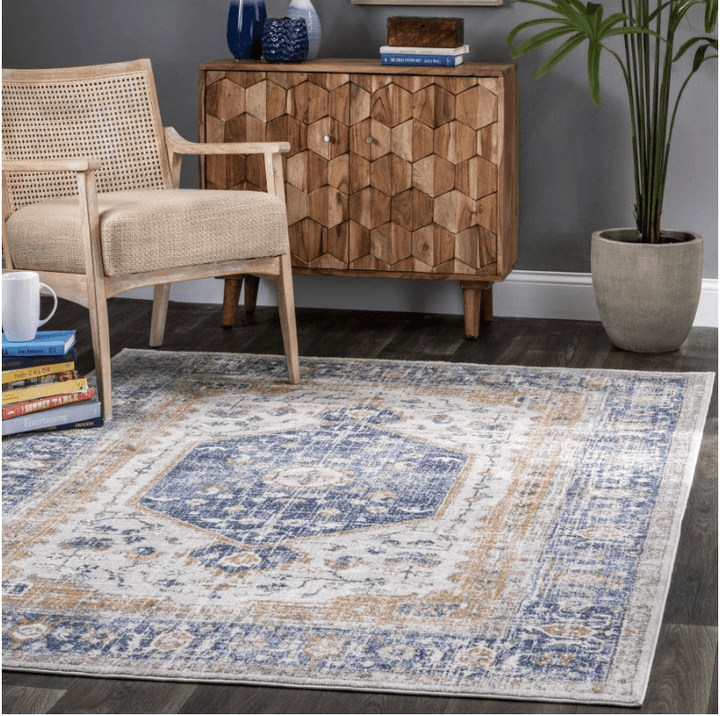 Aztec Lorissa Blue Rug - All Modern Design