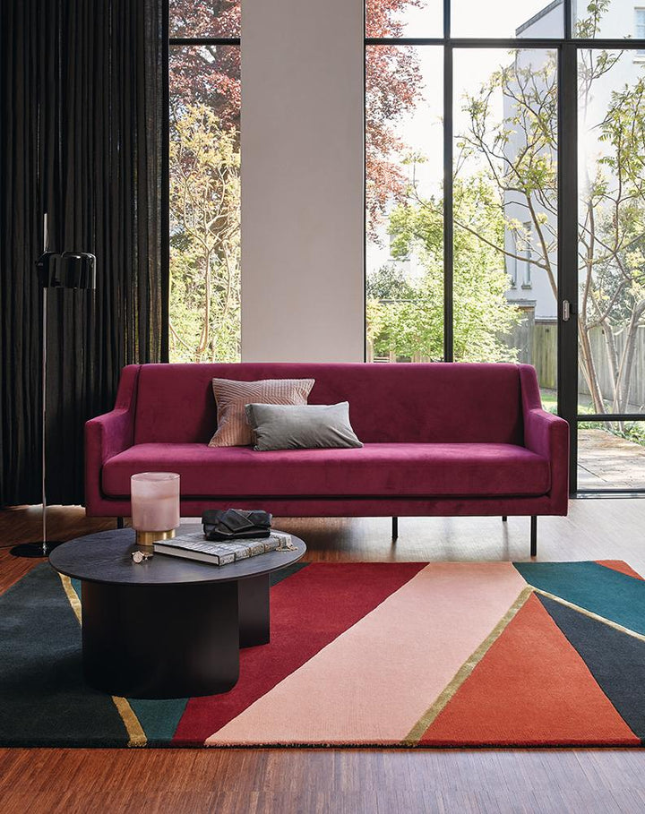 Ted Baker Sahara Round Burgundy 56105 Rug